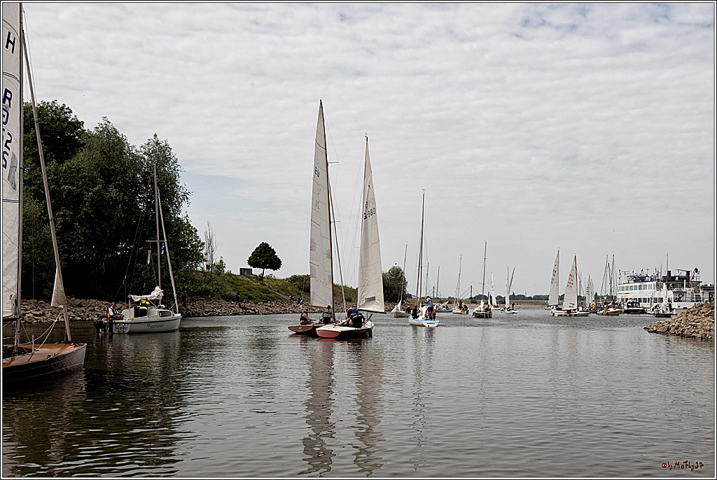 100 Jahre Rheinwoche 2022 - 4. Wettfahrt Duisburg - Wesel, 04.06.2022,